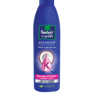 Parachute Advansed Keratin & Coconut Hair Oil | For Smooth & Shiny Hair | Reduces Hair Breakage & Split Ends| All Hair Types | No Parabens, Silicones & Sulphate | 170ml