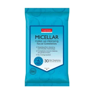 Purederm Micellar Make-Up Remover Cleansing Towelettes 30 S Pack