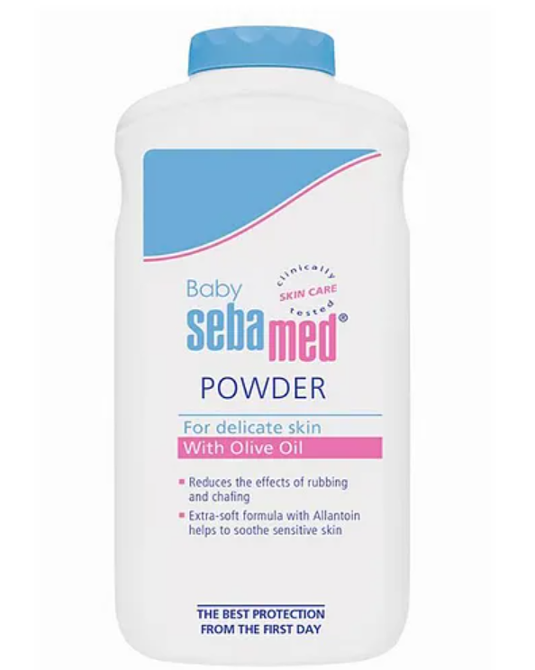 Sebamed Baby Powder 200g, Natural Honeysuckle, Prevents Diaper Rash, 0-24 Months, Clinically Tested, Soft Healthy Skin