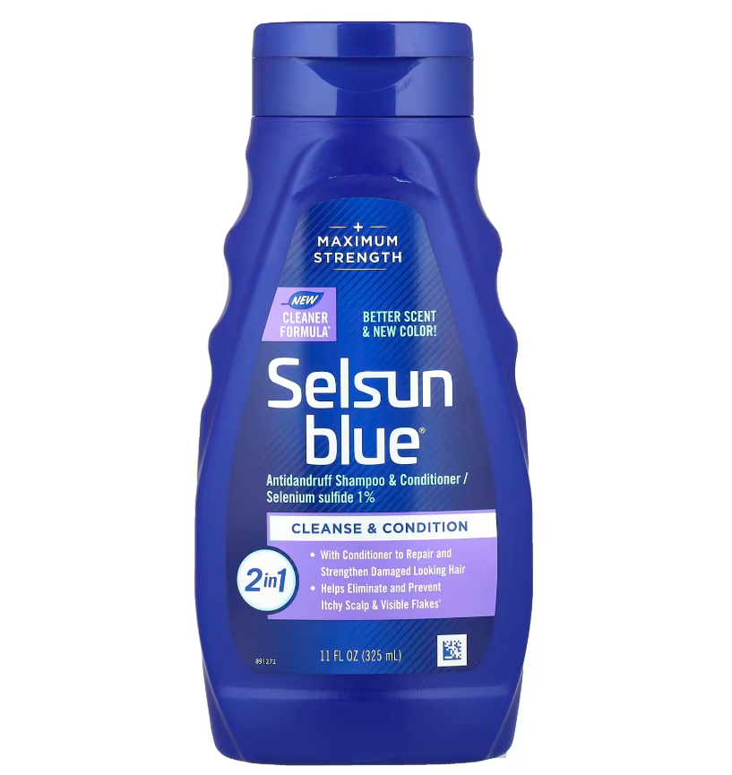 Selsun Blue, 2 in 1 Antidandruff Shampoo & Conditioner, 11 fl oz (325 ml)