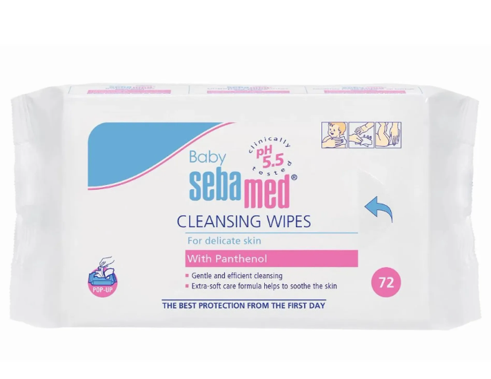 Sebamed Baby Cleansing Wipes 72 pcs