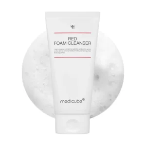 medicube Red Foam Cleanser - Deeply cleanses, remove impurities, control sebum | Korean Skincare | Daily Gentle Cleansing Foam for Sensitive & Troubled Skin - Deep Cleansing & Excess Sebum Control, Korean Skincare 100 ml