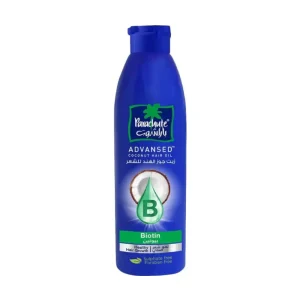 Parachute Advansed Biotin & Coconut Hair Oil , For Healthy & Nourished Hair , Controls Hairfall & Promotes Hair Growth , All Hair Types , No Parabens, Silicones, Sulphate , 170ml
