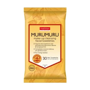 Purederm Murumuru Makeup Cleansing Facial Towelettes 30 s Pack