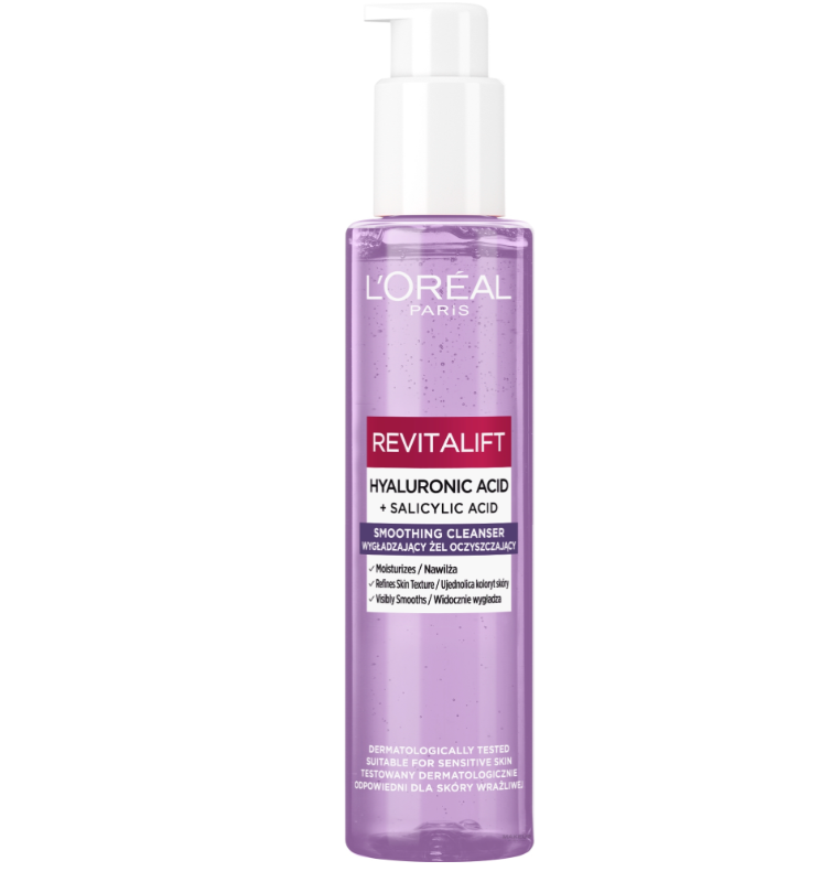 L'Oréal Paris Revitalift Hyaluronic Acid +Salicylic Acid Moisturising and Smoothing Cleanser 150ml