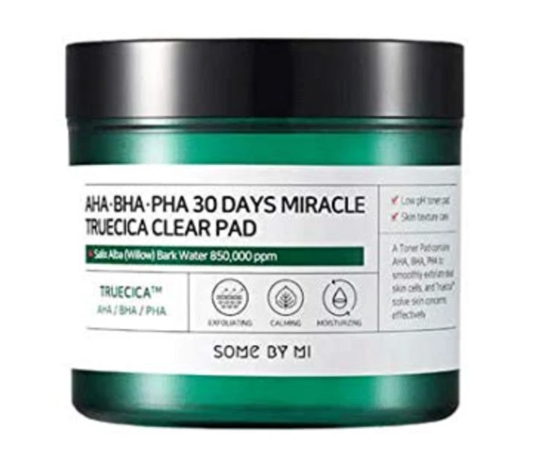 Some By Mi AHA BHA PHA 30 DAYS MIRACLE TRUECICA CLEAR PAD (70 pad) US Seller