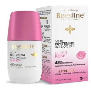 Beesline Elder Rose Whitening Roll-On Fragranced Deo pink 50 ml