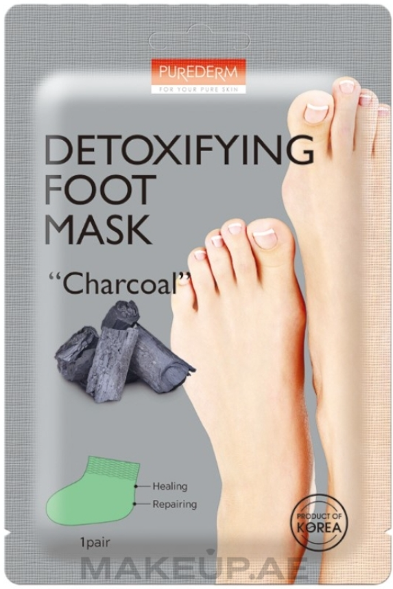 PUREDERM Charcoal Foot Mask
