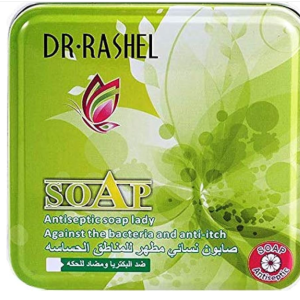 Dr. Rashel Antiseptic Feminine Anti-Itch Soap for Sensitive Areas 100 g, Green