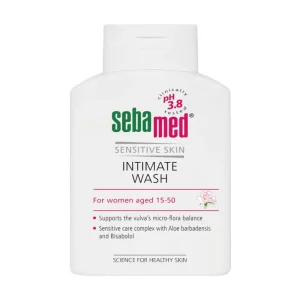 Sebamed Feminine Intimate Wash for Sensitive Skin Ph 3.8, 200ml
