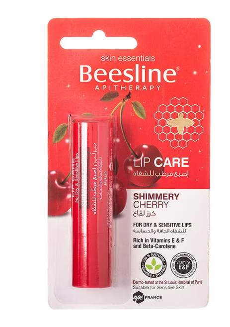 Beesline Shimmery Cherry Lip Care, Cherry Red 4grams