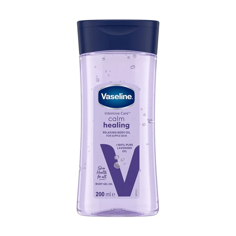 Vaseline Intensive Care Calm Healing Relaxing Body Oil, 200ml For Supple Skin